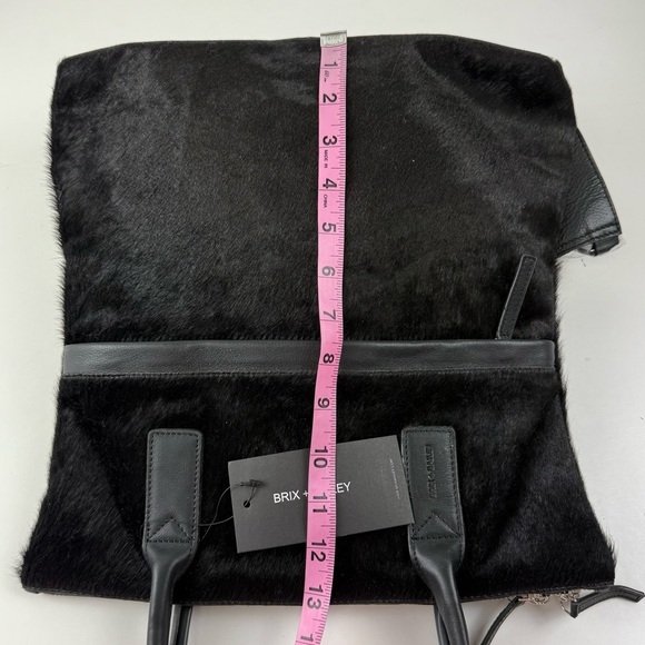 Brix & Bailey Black Convertible Leather Backpack Purse NWT NEW main image 4